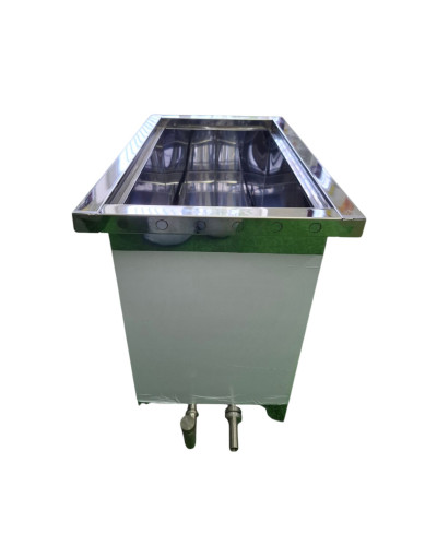 Паровая воскоплавильная машина на 6 рамок (с перемычкой)