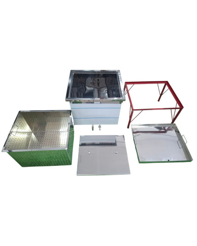 Паровая воскотопка на 13 рамок (с перемычкой)