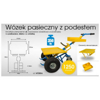 Візок пасічний з платформою