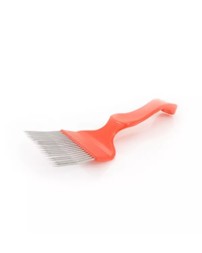 Вилка для розпечатування медових щільників (21голка з перегином), ручка пластикова