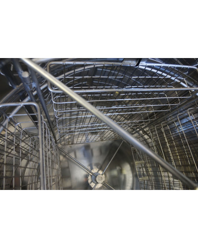 Медогонка 4-кассетная поворотная ручная Ø600мм Lyson Basic (без крышки и ножек)