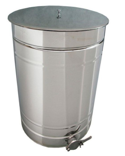 Відстійник нержав. 150 л з клапаном нержав. 2" (Ø 500, H 730) з ситом гориз. нержав.