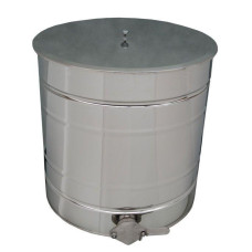 Відстійник нержав. 100 л з клапаном нержав. 6/4" (Ø 500, H 610) з ситом гориз.