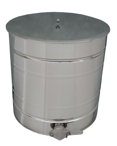 Відстійник нержав. 100 л з клапаном нержав. 6/4" (Ø 500, H 610) з ситом гориз.