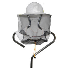 Шляпа пчеловодческая из льна (сетка сзади)