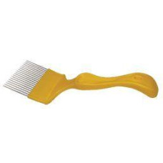 Вилка для розпечатування медових щільників (голки прямі), ручка пластмасова