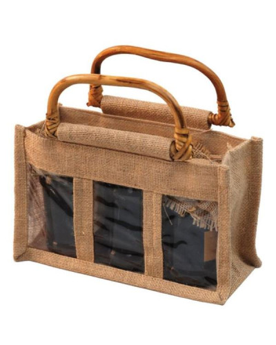 Сумка на 3 баночки 300 – 315 мл, темна