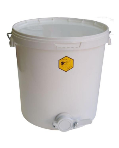 Відстійник поліпропіленовий 18 л з клапаном 6/4"