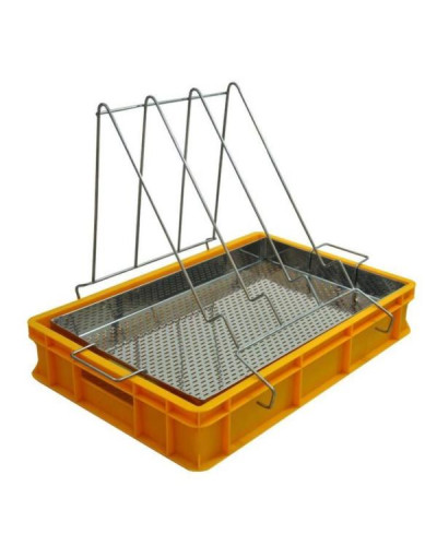 Ванночка для розпечатування пластик (100 мм, сито нержав.)