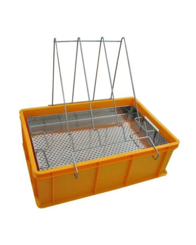 Ванночка для розпечатування пластик (200 мм, сито нержав.)