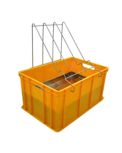 Ванночка для розпечатування пластик (300 мм, сито нержав.)