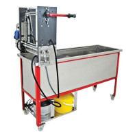 Стіл для розпечатування з подавачем ручним