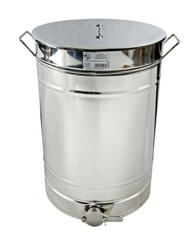 Відстійник нержав. 150 л з клапаном нержав. 2" (Ø 500, H 730) з захватами