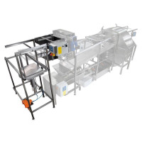 Пневматичний подавач рамок з ланцюговим подавачем