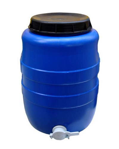 Отстойник полипропиленовый 55 л с клапаном 2"