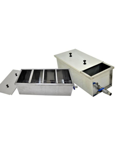 Відстійник для меду з ситом вертикальним з підігрівом 1000 мм