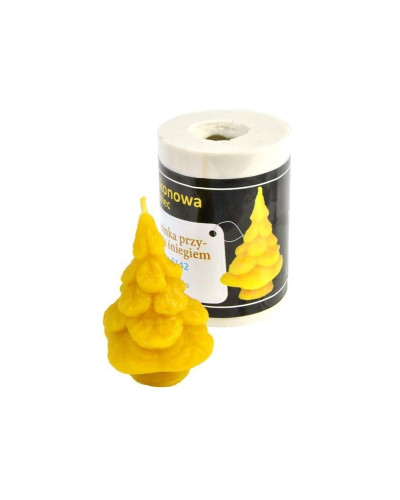 Форма силіконова для свічок - Ялинка покрита снігом (7см)