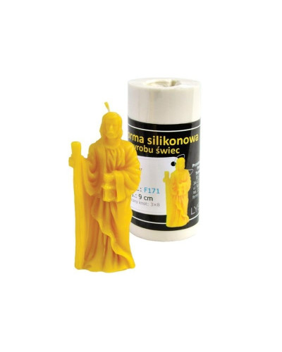 Форма силіконова для свічок - Святий Йосип (9см)