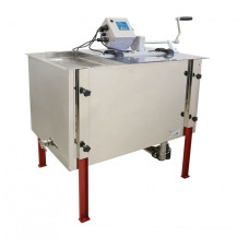 Медогонка діагональна 4-рамкова електрична 220В/12В на основі столу Lyson Classic (з ситом вертикл.)