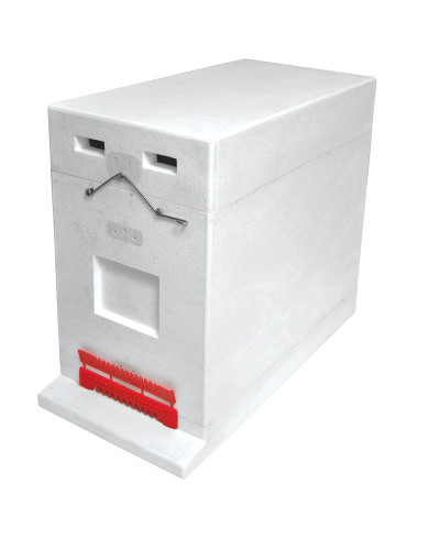 Вулик пінополістирольний для вирощування пакетів Дадан на 6 рамок нефарбований