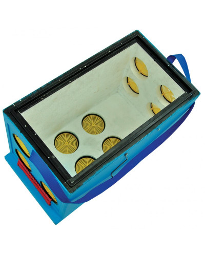 Ящик Дадан для транспортування бджіл 6-рамковий, фарбований