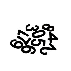 Цифри для вуликів, пластмаса 50 х 3мм