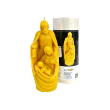 Форма силіконова для свічок - Божа Матір з дитиною вис. 21см