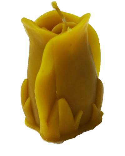 Свічка з воску "Бутон троянда"