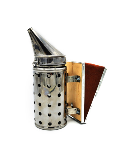 Димар пасічний великий (з огорожею) нержав. H17 28см.