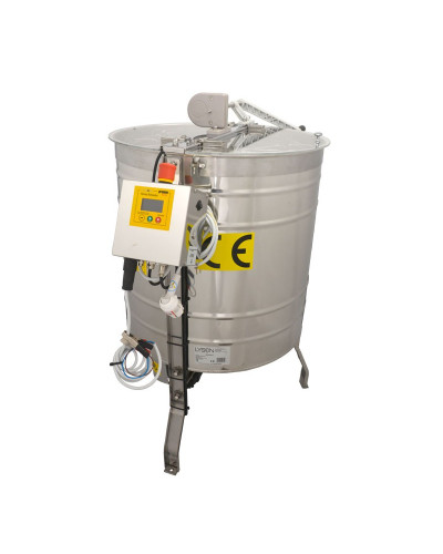 Медогонка діагональна 3-рамкова ручна/електрична 220В/12В Ø500мм Lyson Premium