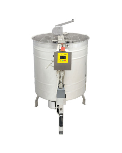 Медогонка діагональна 4-рамкова ручна/електрична 220В/12В Ø600мм Lyson Premium