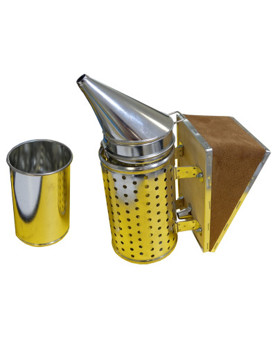 Димар пасічний великий оцинкований (з огорожею) з вставкою 28см.