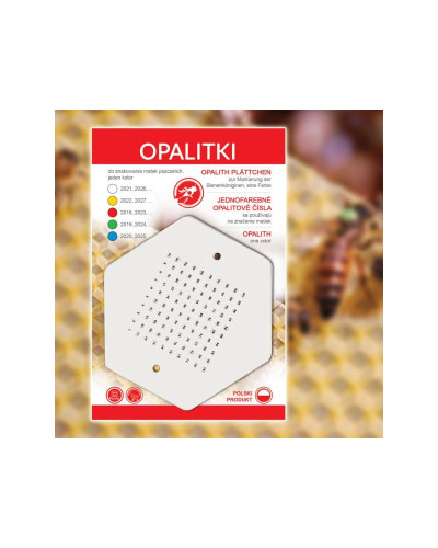 Мітки для бджолиних маток білий колір