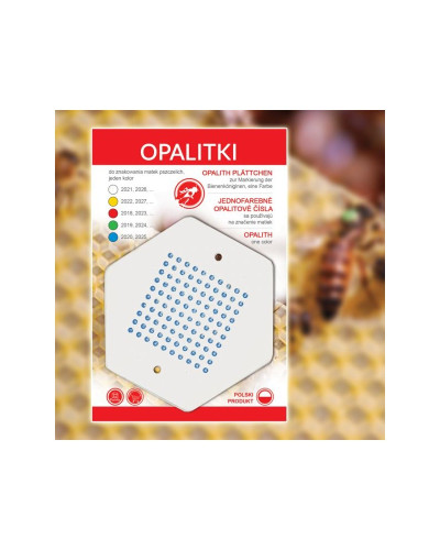 Мітки для бджолиних маток один колір (синій)