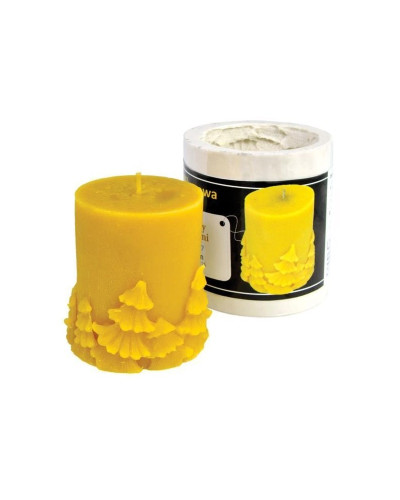 Форма силіконова для свічок - Ролик малий з ялинками (7,5см.)