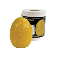 Форма силіконова для свічок - Яйце з квітами (9см)