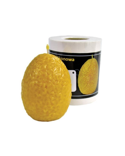 Форма силіконова для свічок - Яйце з квітами (9см)