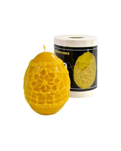 Форма силіконова Яйце з мереживом (9см)