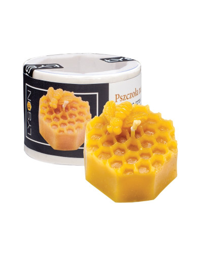 Форма силіконова для свічок - Бджола на сотах (3,5см)