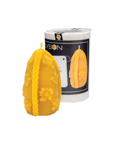 Форма силіконова для свічок - Писанка з косичкою (12 см)