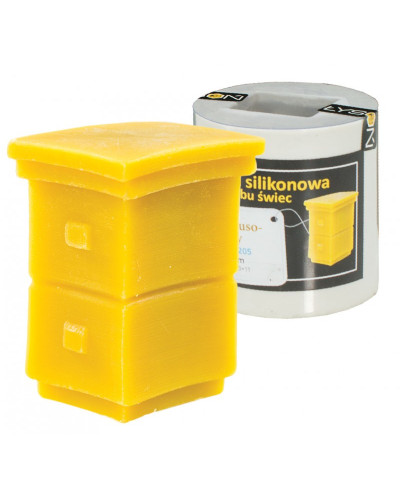 Форма силіконова для свічок - Вулик корпусний, малий