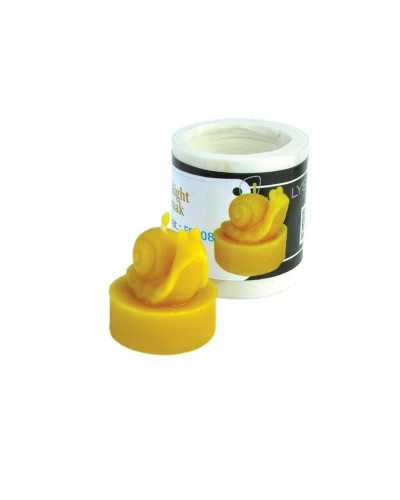 Форма силіконова для свічок - Равлик (гріюча свічка)