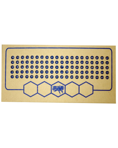 Мітки для бджолиних маток синій колір (AB-JZ)