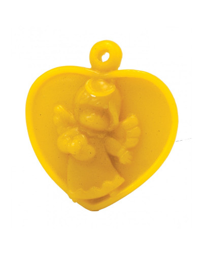 Форма силіконова для свічок - Ангел зі серцем