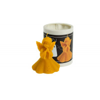 Форма силіконова для свічок - Ангел зі сніжинкою