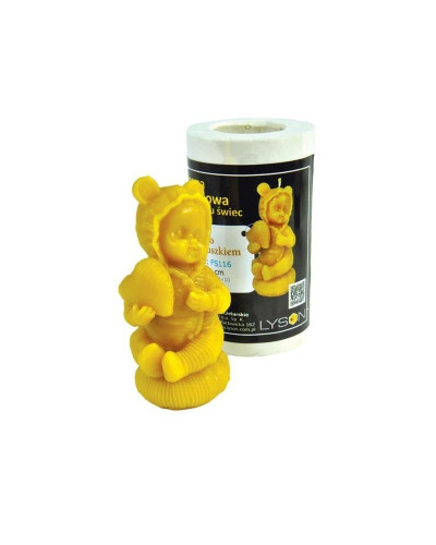 Форма силіконова для свічок - Дитина зі серцем