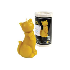 Форма силіконова для свічок - Кіт з шарфом