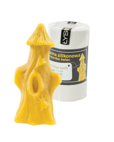 Форма силіконова для свічок - Вулик пеньок малий