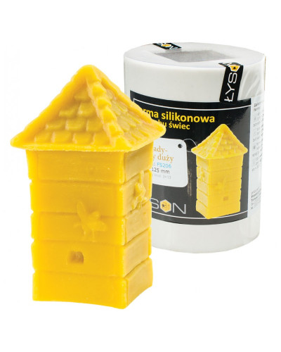 Форма силіконова для свічок - Вулик традиційний великий