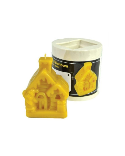 Форма силіконова для свічок - Святковий будиночок